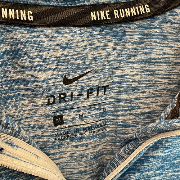 Blue Nike Dri Fit Running Shirt (medium) - Picture 5 of 5